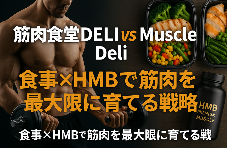 食事×宅配弁当×HMBで“筋肉が目覚める”ボディメイク戦略