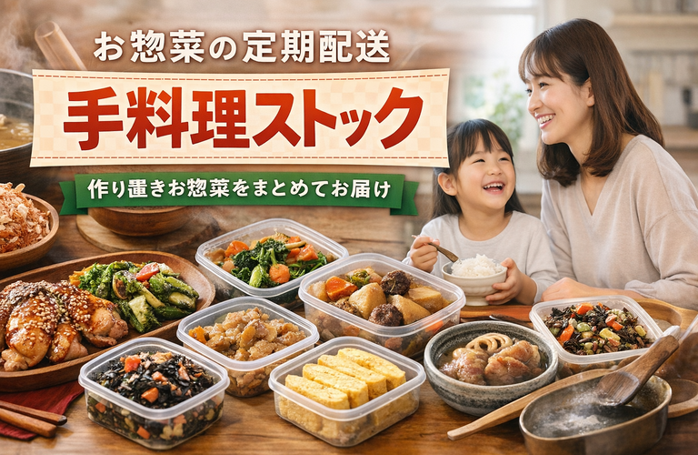 お惣菜の定期配送【手料理ストック】｜子育て家庭にやさしい作り置き宅配