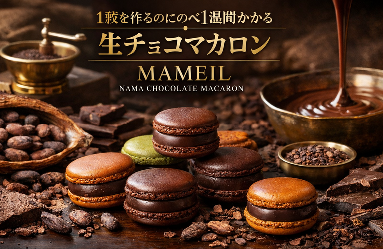 1粒に1週間。話題の生チョコマカロン【MAMEIL】は本命バレンタインの最適解