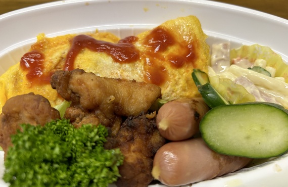 子供向けのお弁当なら、やっぱりオムラス！