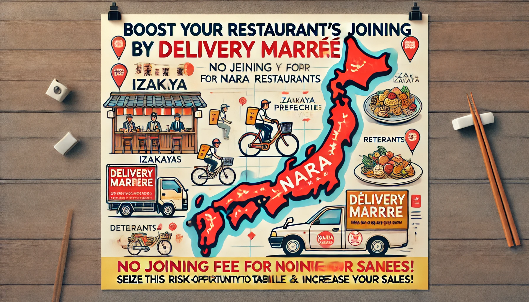 飲食店の売上を上げるには？デリバリーマルシェへの加盟で売上アップを実現