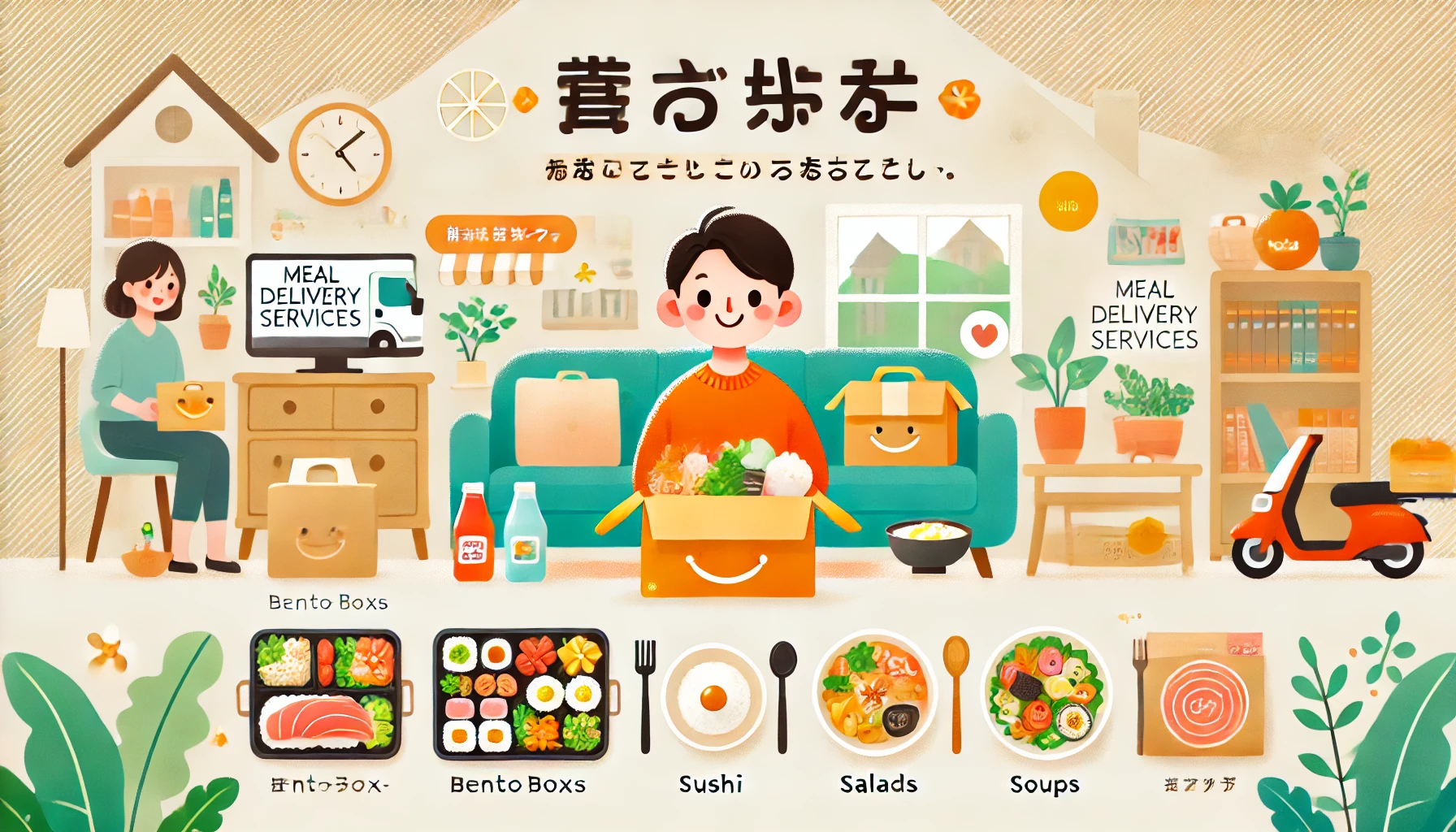 あんしん相談室‐宅配ごはん案内‐：自宅で簡単に見つかる宅配食事サービス